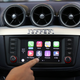 Apple’s Stephen Chick displays the CarPlay program at the Worldwide Developers Conference in San Francisco, California June 2, 2014.